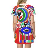 Abstract Art  T-Shirt Dress - $42.99