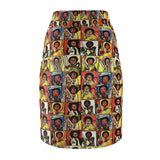 Guardians African Saints Midi Skirt