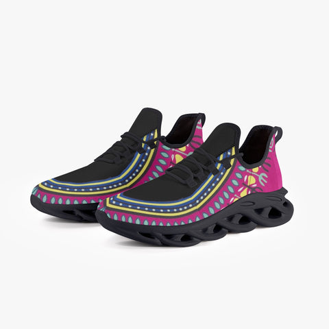 Waridi ' Pink" African Bounce  Sneakers