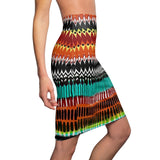 Dunia 'Earth' African Midi  Skirt