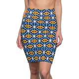 Speech African Midi  Skirt