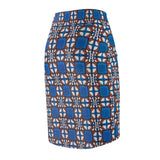 Tentative Twillight African Midi Skirt