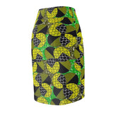 Afro-Pacman Midi Skirt