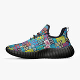 African Symbols  Sneakers - White/Black - $59.99
