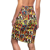 Guardians African Saints Midi Skirt