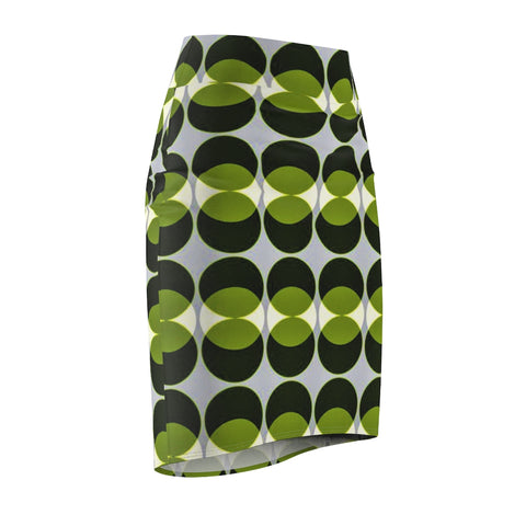 Ripe Avocado  Midi Skirt
