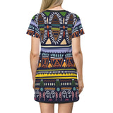 African Dance T-Shirt Dress - $42.99