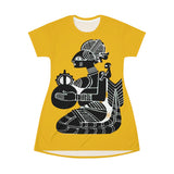 Oshun,African River GoddessvT-Shirt Dress