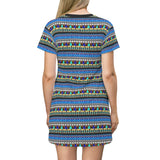 African Seascape  T-Shirt Dress - $42.99
