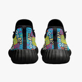 African Symbols  Sneakers - White/Black - $59.99