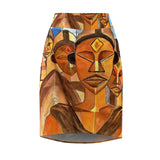 Divine Thoughts African Midi Skirt
