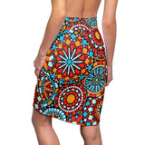 Stained Glass Midi Skirt