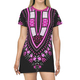 Dashiki African T-Shirt Dress - $42.99