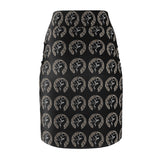 The Struggle Fist Midi Skirt