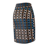 Cinnamon Run African Midi Skirt