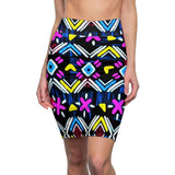 Village Festival African Midi Skirt
