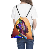 African Diety Drawstring Bag - $22.99
