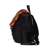 Red Wave Unisex Casual Shoulder Backpack $59.99