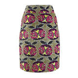Granny Plum  Midi Skirt