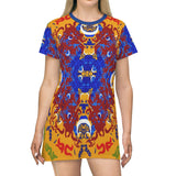 Lunar Convergence at Sunset T-Shirt Dress - $42.99