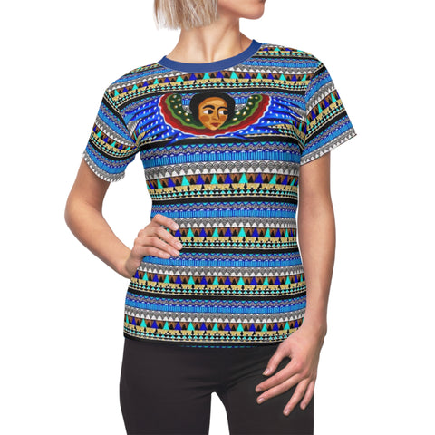 African Angel Blues Womens Shirt