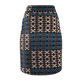 Cinnamon Run African Midi Skirt