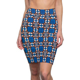Tentative Twillight African Midi Skirt