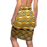 Beach Vision African Midi Skirt