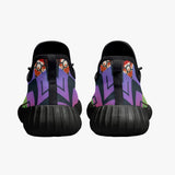 African Graffitti Art  Sneakers - White/Black - $59.99