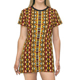 African Equator T-Shirt Dress - $42.99