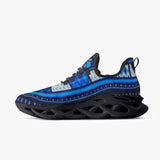 Dashiki African . Bounce Sneakers - Blue - $59.99