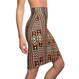 Mbele "forward' African Midi Skirt