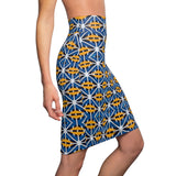 Speech African Midi  Skirt