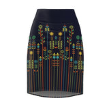 Midnight Garden African Midi Skirt - $29.99