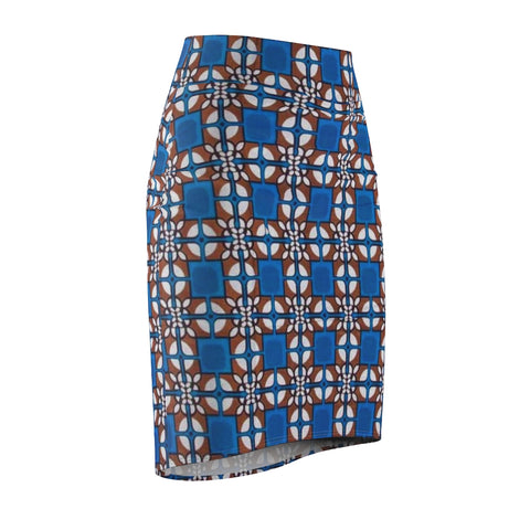 Tentative Twillight African Midi Skirt