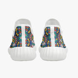 Afro Progression Sneakers - White/Black - $59.99
