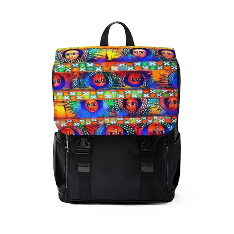 African Angel Unisex Casual Shoulder Backpack - $59.99