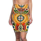 Nature Vision Women's African Pencil Skirt