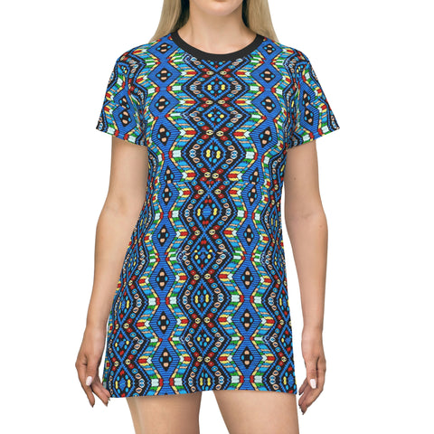 Tributaries African Print T-Shirt Dress - $42.99
