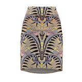 Clay Elegance African  Midi Skirt