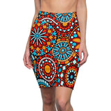 Stained Glass Midi Skirt