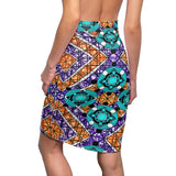 Convergence African Midi Skirt