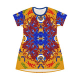 Lunar Convergence at Sunset T-Shirt Dress - $42.99