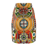Nature Vision Women's African Pencil Skirt
