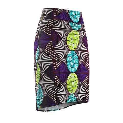 Elemental Beans African  Pencil Skirt