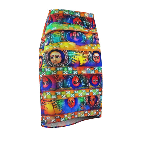 African Angle  Midi Skirt