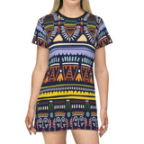 African Dance T-Shirt Dress - $42.99