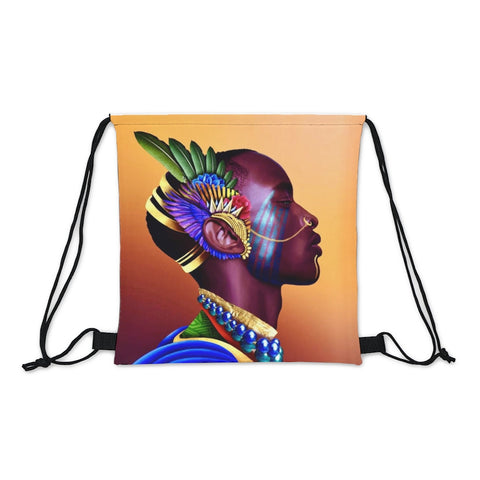 African Diety Drawstring Bag - $22.99