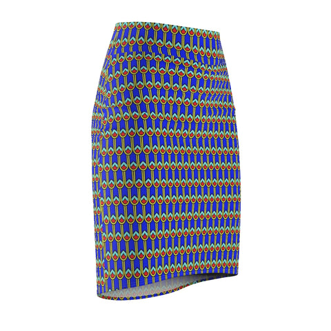 Candlelight African Midi Skirt