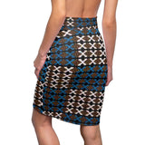 Cinnamon Run African Midi Skirt